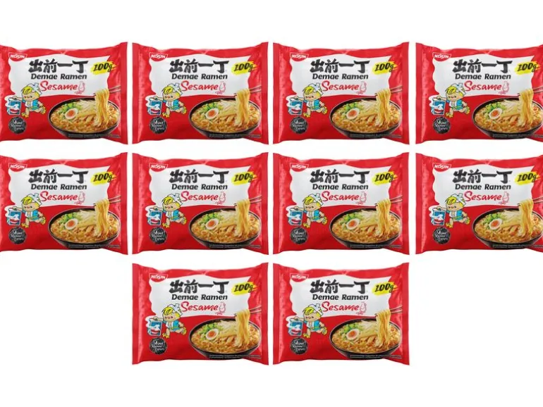 Nissin Food Demae Ramen Nudelsuppe Sesam 10 x 100 g