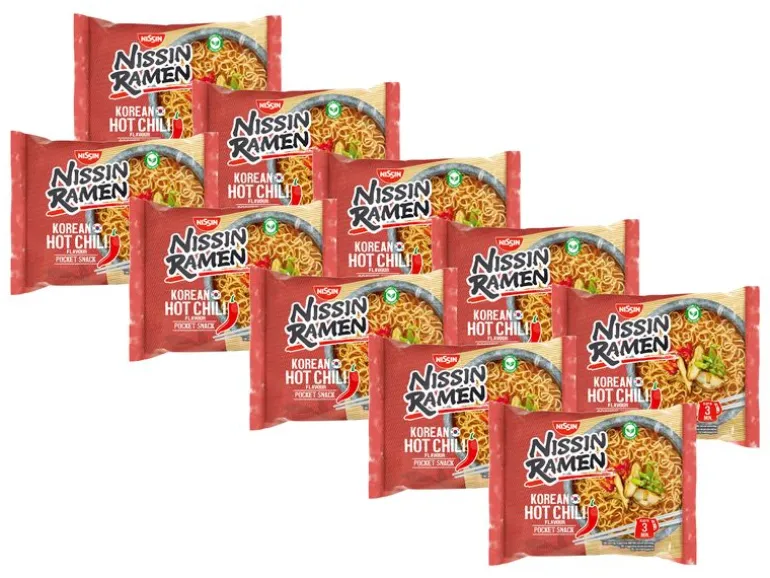 Nissin Food Ramen Korea Chili 10x 65 g