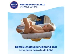 NIVEA BABY Feuchttücher Soft and Cream 4 x 57 Stück