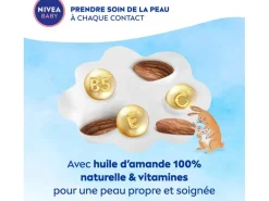 NIVEA BABY Feuchttücher Soft and Cream 4 x 57 Stück