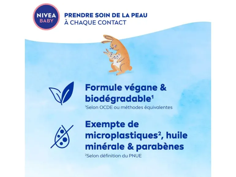 NIVEA BABY Feuchttücher Soft & Cream Trio 3 x 57 Stk.