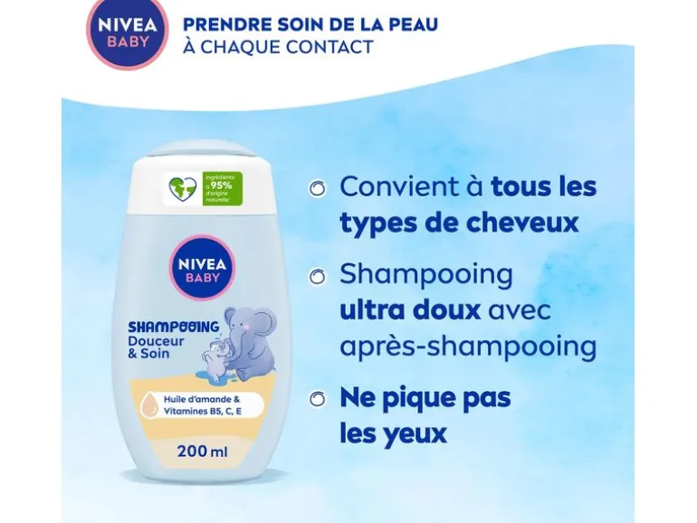 NIVEA BABY Shampoo Extra Mild 200 ml