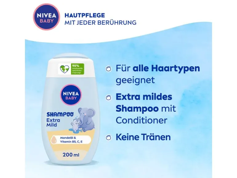 NIVEA BABY Shampoo Extra Mild 200 ml