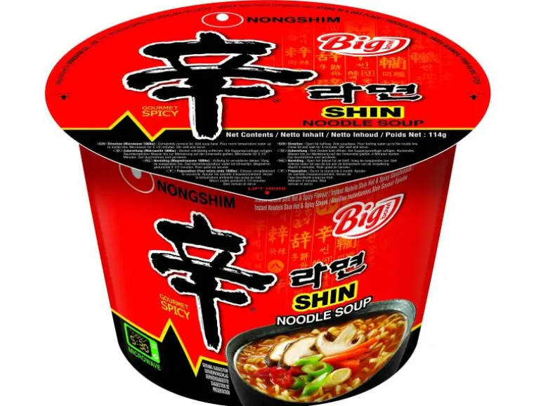 Nongshim Nudelsuppe Shin's Big Cup 114 g