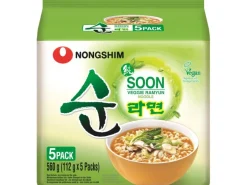 Nongshim Soon Veggie Noodle Soup 5 x 112 g