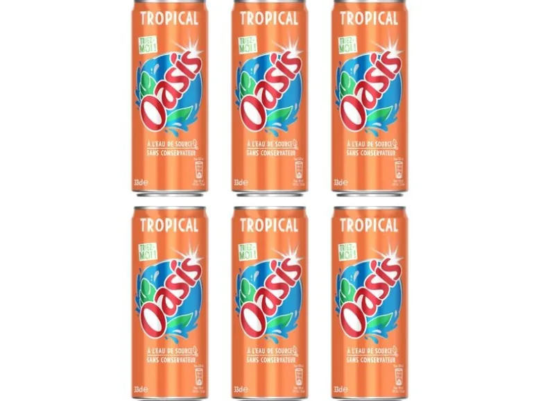 Oasis Tropical Can 6 x 0.33 l