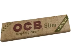 OCB Zigarettenpapier Organic Hemp Slim + Filters Pack à 32 Stk.