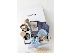 Oykami Mama Geschenkbox Teeflasche Blau Lugano
