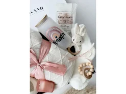 Oykami Mama und Baby Geschenkbox «Kapstadt» Weiss/Rosa