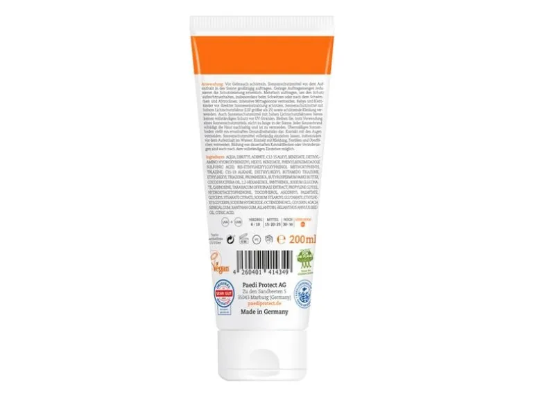 Paediprotect Sonnencreme LSF 50+ 200 ml
