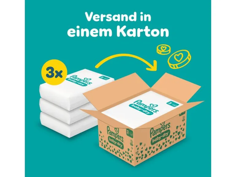 Pampers Windeln Baby Dry Midi Grösse 3