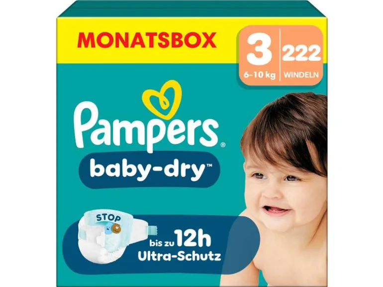 Pampers Windeln Baby Dry Midi Grösse 3