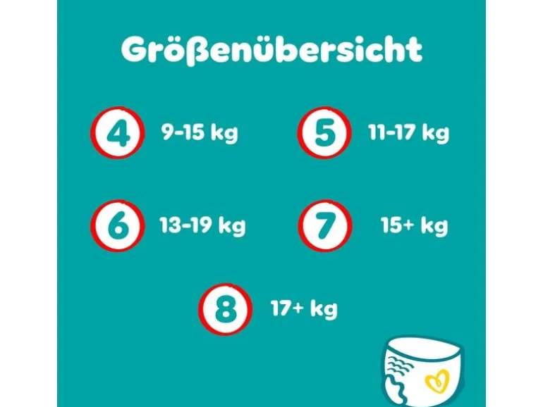 Pampers Windeln Baby Dry Pants Maxi Grösse 4