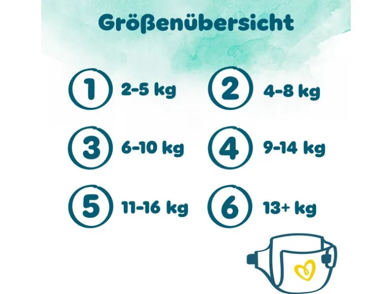 Pampers Windeln Harmonie Junior Grösse 6
