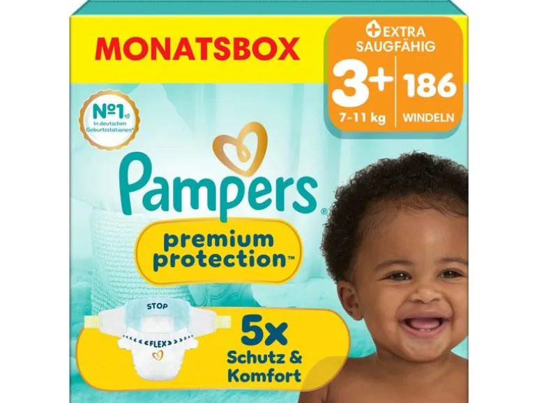 Pampers Windeln Premium Protection Grösse 3+