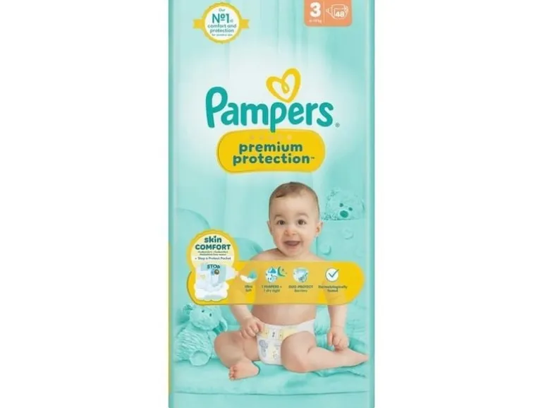 Pampers Windeln Premium Protection Gr.3 6-10 kg, N3, 48 Stück