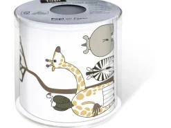 Paper + Design Toilettenpapier Animals  Rollen, 3-lagig, Mehrfarbig
