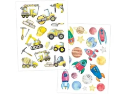 Papierdrachen Tattoo Set Berufe