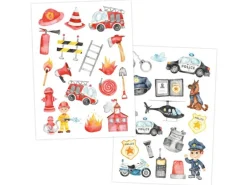 Papierdrachen Tattoo Set Berufe