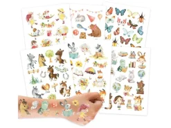 Papierdrachen Tattoo Set Pferde und Lesefreunde