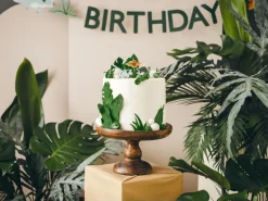 Partydeco Kerze Dinosaurier 3 Stück