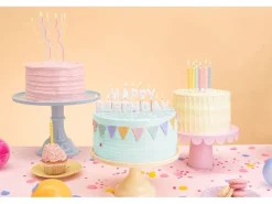 Partydeco Kerze gedreht 6 Stück