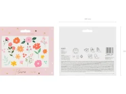 Partydeco Tattoo Set Blumen