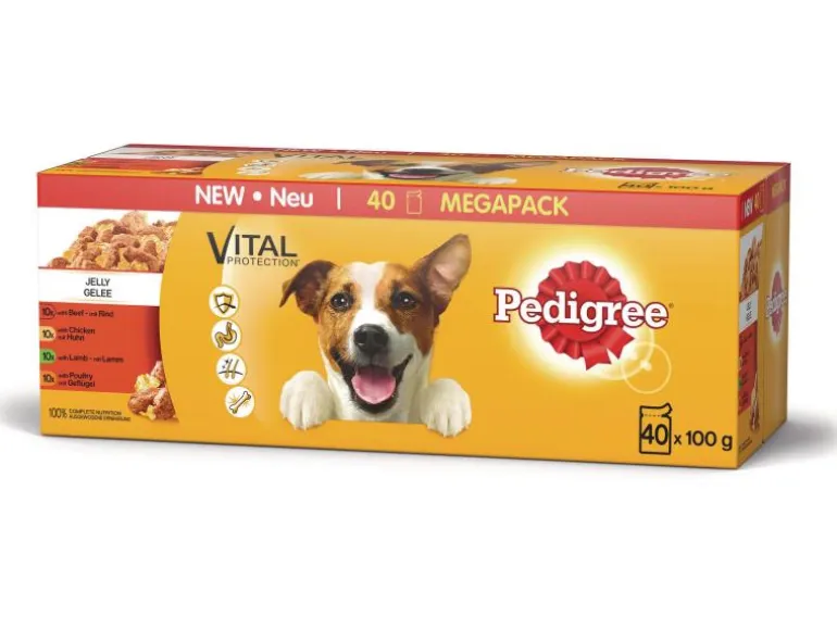 Pedigree Nassfutter Vital Protection Gelee 40 x 100 g