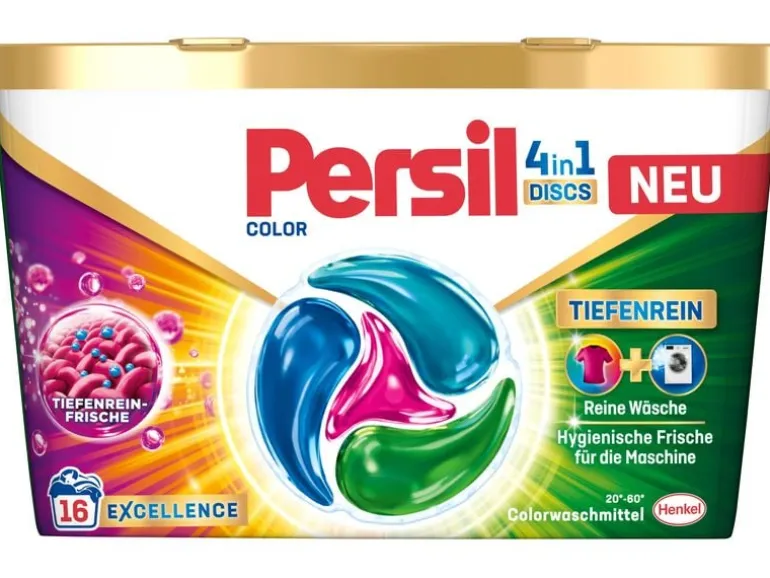 Persil Waschmittel Kapseln Color Discs 16 WG, 272g