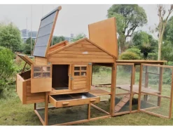 PetHomes Kleintierstall HolidayPark 2022, aus Massivholz