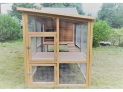 PetHomes Kleintierstall HolidayPark 2022, aus Massivholz