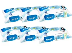 Pingo Feuchttücher Aloe Vera 6 x 80 Stück