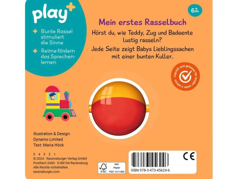 play+ Bilderbuch schütteln, rasseln, spielen: Erste Sachen