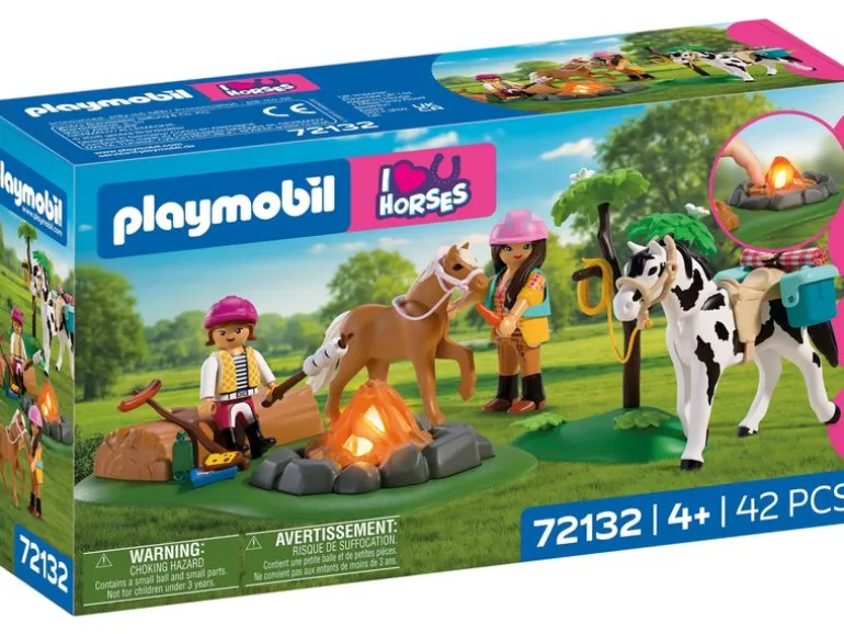Playmobil Reitausflug mit Lagerfeuer 72132