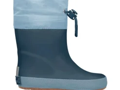 Playshoes Barfuss-Gummistiefel uni Gr. 22, Marineblau