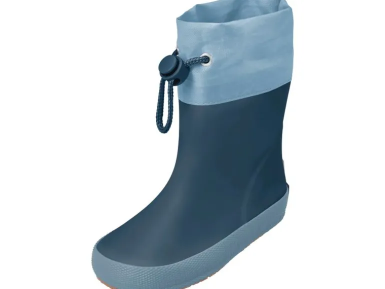 Playshoes Barfuss-Gummistiefel uni Gr. 22, Marineblau