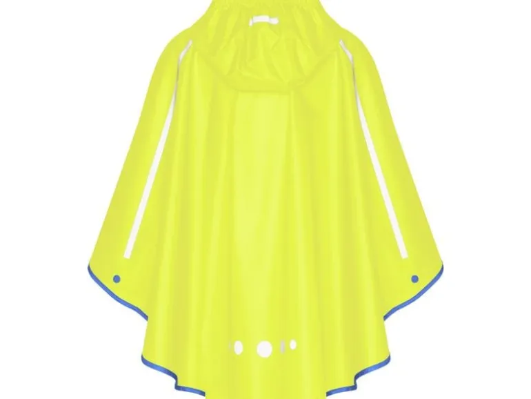 Playshoes Regenponcho faltbar Gr. S, Neongelb