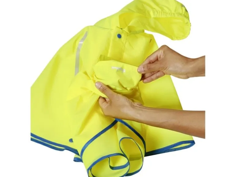 Playshoes Regenponcho faltbar Gr. S, Neongelb