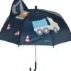 Playshoes Regenschirm 3D Baustelle