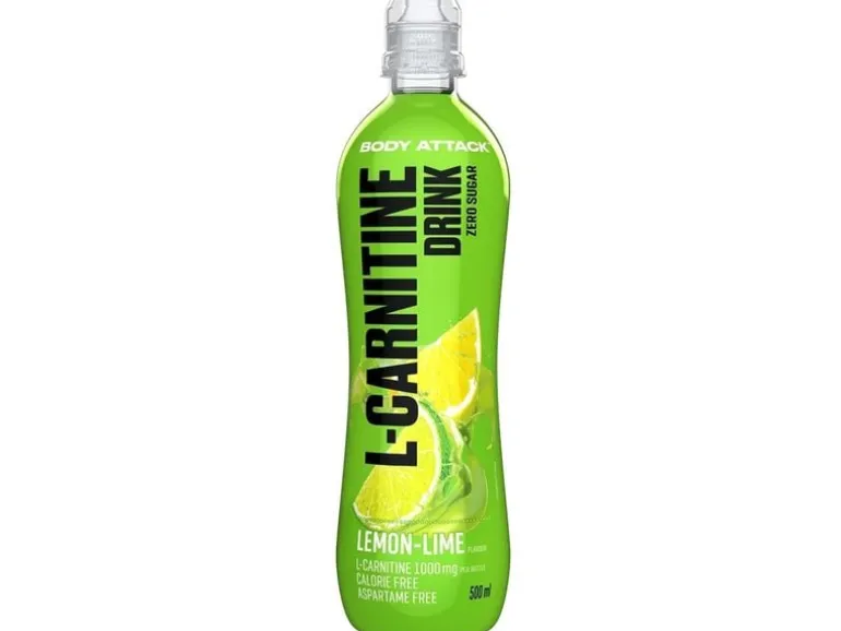 PowerFood Body Attack L-Carnitine Drink Lemon Lime, 18 x 500 ml