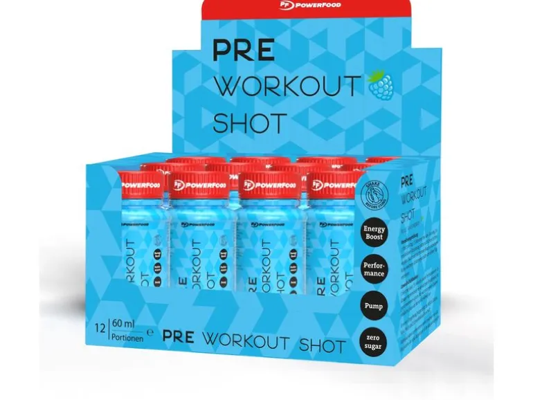 PowerFood Shot Pre-Workout 12 x 60 ml