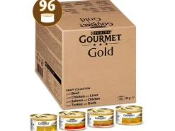 Purina Gourmet Nassfutter Gourmet Gold Megapack, in Sauce,  96 x 85 g