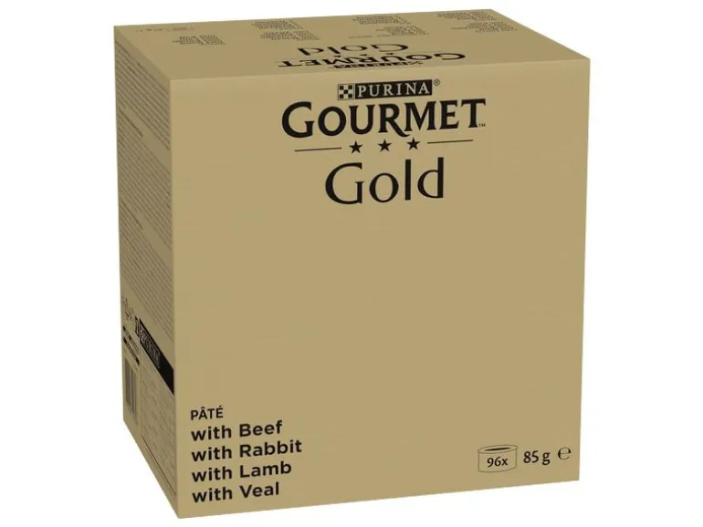 Purina Gourmet Nassfutter Gourmet Gold Feine Pastete Fleisch 96 x 85 g