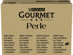 Purina Gourmet Nassfutter Gourmet Perle Fleisch & Fisch Sauce 96 x 85 g