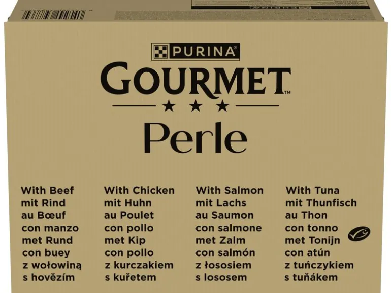Purina Gourmet Nassfutter Gourmet Perle Fleisch & Fisch Sauce 96 x 85 g