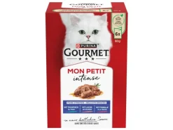 Purina Gourmet Nassfutter Mon Petit Intense Fisch 6 x 50 g