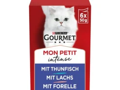 Purina Gourmet Nassfutter Mon Petit Intense Fisch 6 x 50 g
