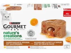 Purina Gourmet Nassfutter Nature's Creation Schmelzender Kern Huhn 4 x 85g