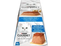 Purina Gourmet Nassfutter Revelations Mousse Hochseefisch 4 x 57g