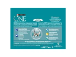 Purina ONE Nassfutter SENIOR 7+ in Sosse Lachs/Karotten,8 x 85g